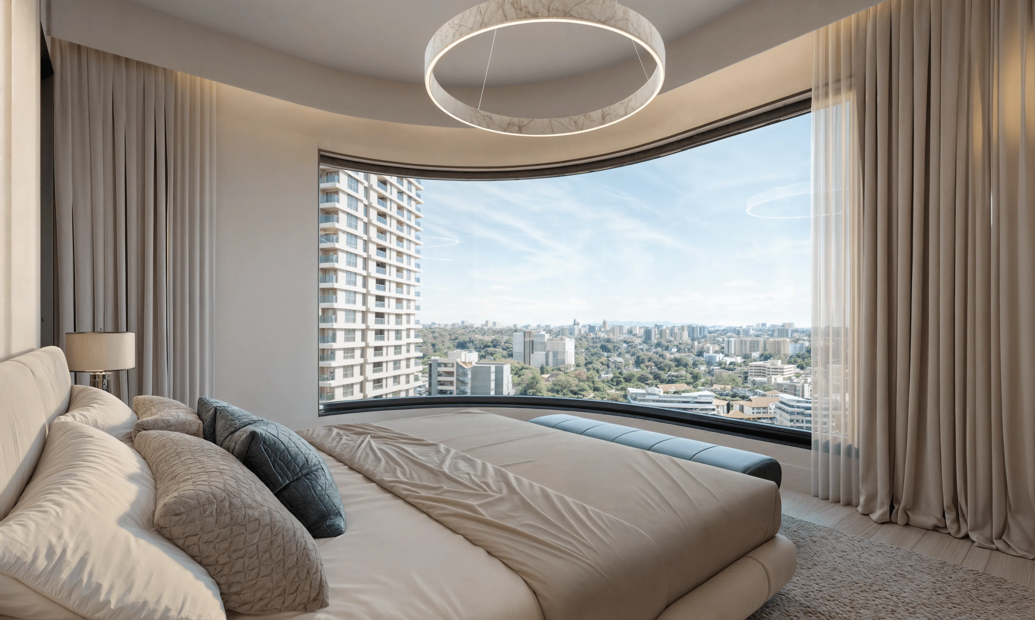 Grosvenor apartment bedroom