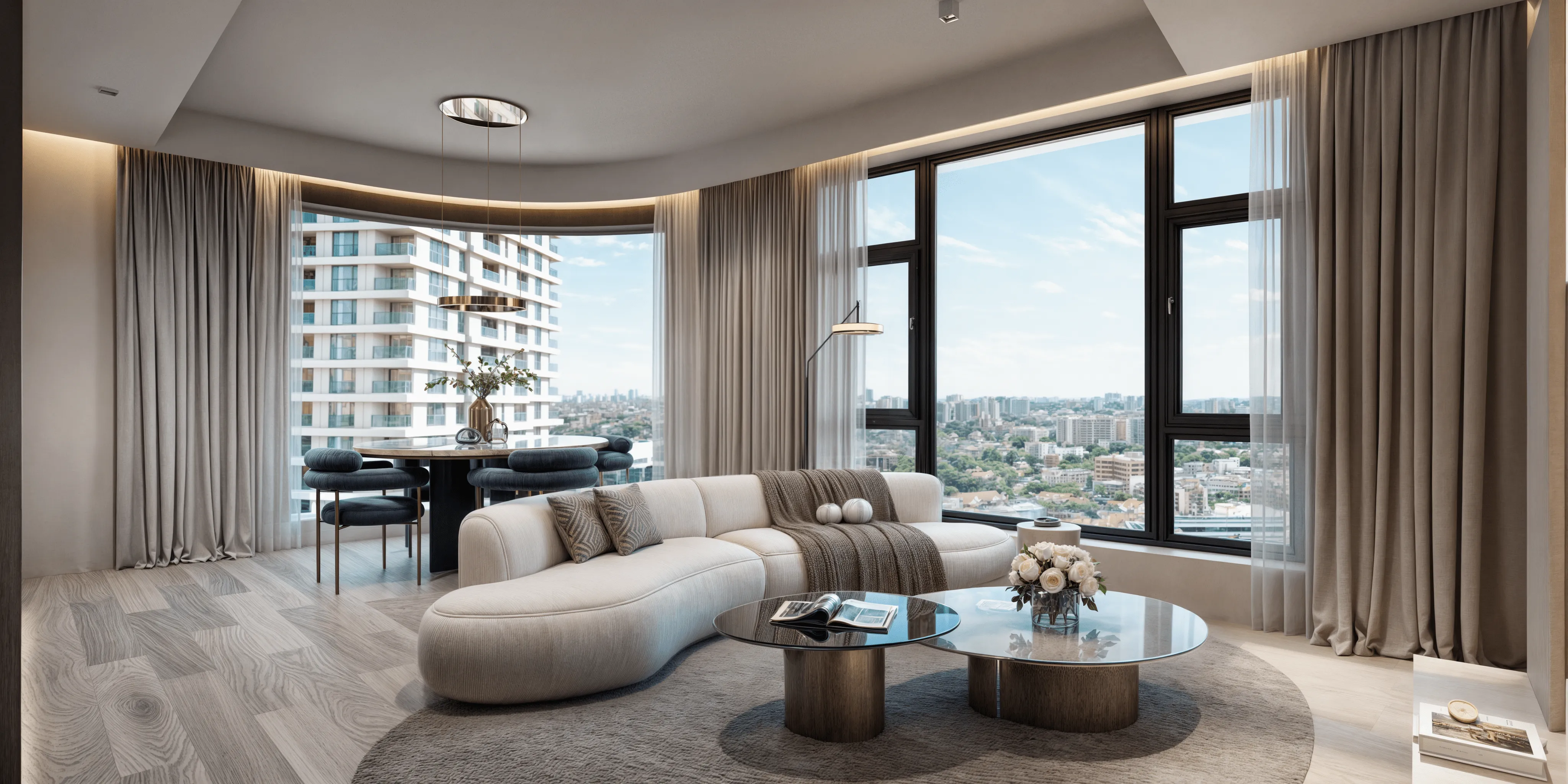 Grosvenor apartment living room