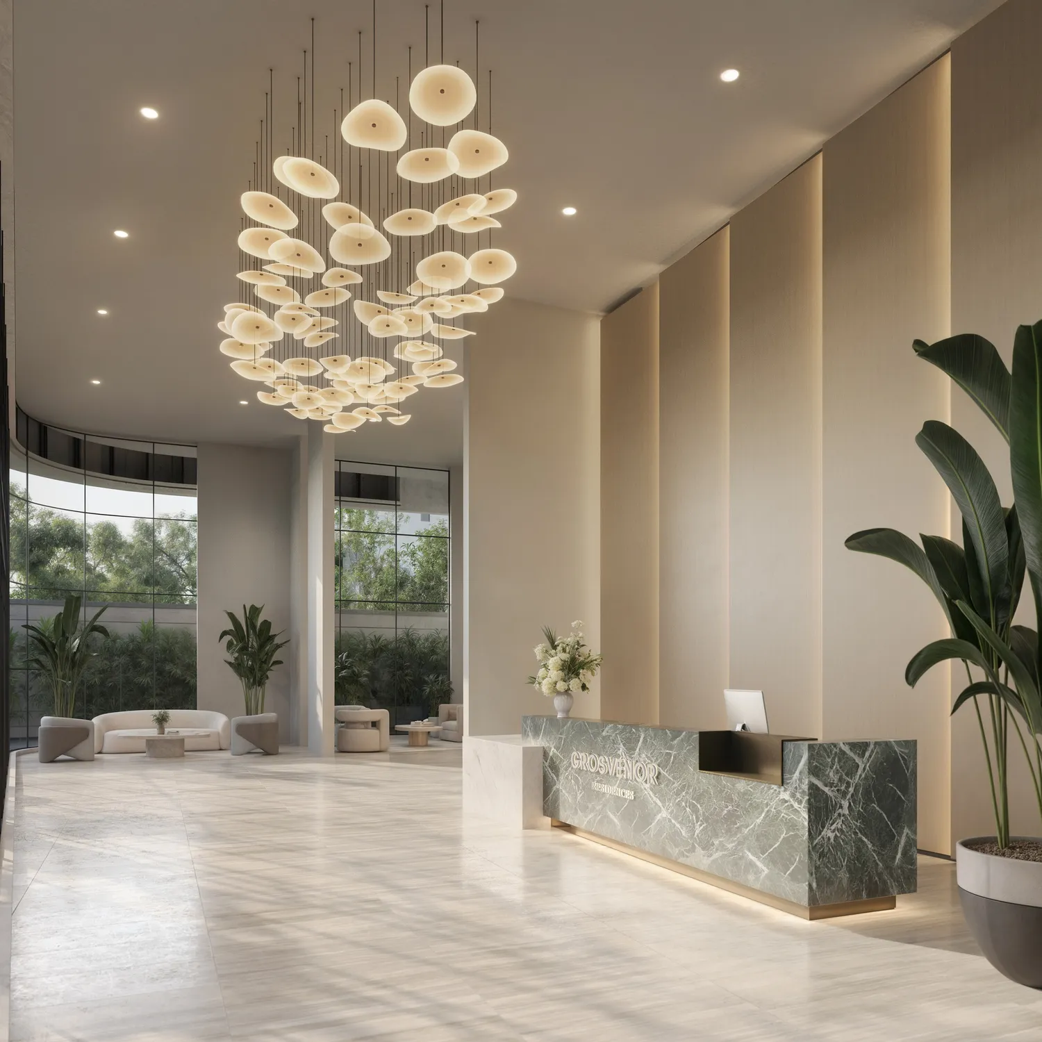 Grosvenor reception lobby
